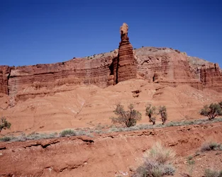 Chimney Rock im Capitol Reef Nationalpark, Utah